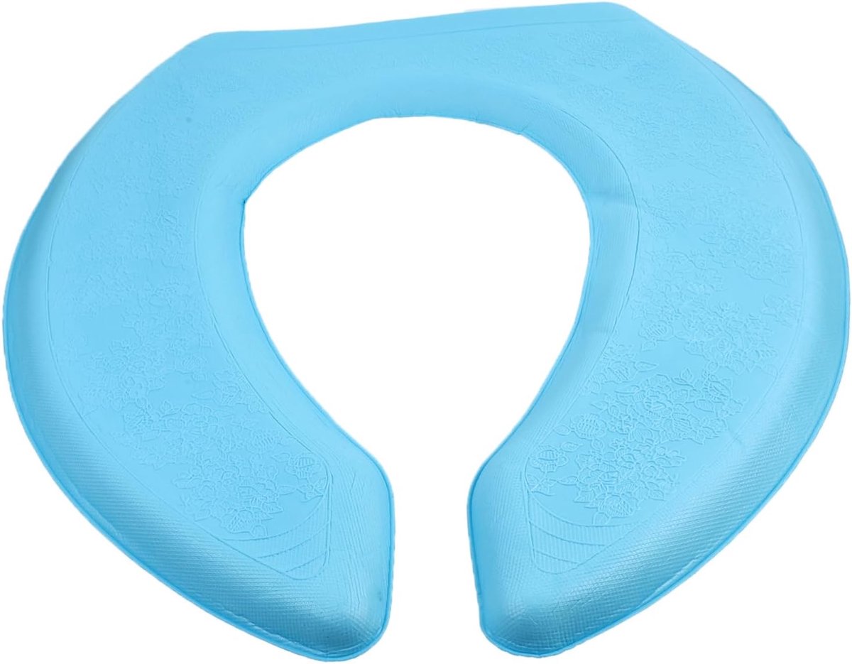 Toiletbril Kussen - Zitverwarmer - Comfort Verhogend - Zelfklevend Ontwerp - 41 x 37 cm - Grijs