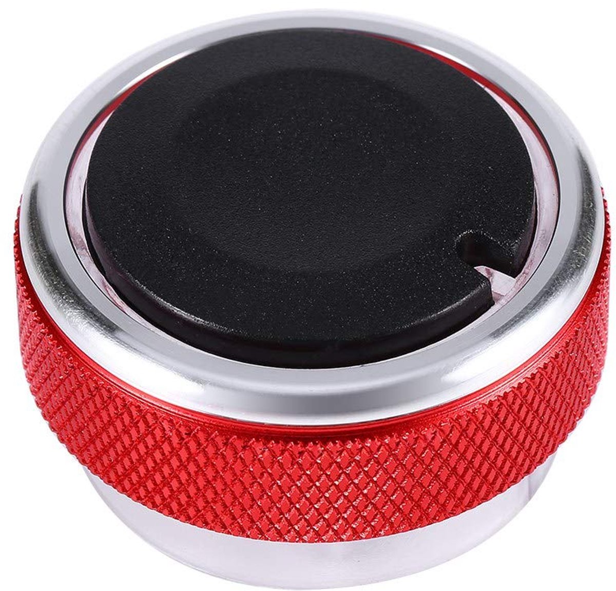 AC knop vervanging - Auto interieur - Auto comfort - Antislip ontwerp - 3 stuks - Rood