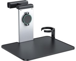 Auto Achterbank Tafel - Reistafel Opbergruimte - Comfortabel Werken Reizen - Opvouwbaar Gemak - 37x30x12 cm - Zwart