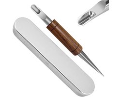 Latte Art Pen - Koffie Tekenpen - Koffie Decoreren - Ergonomische Houten Greep - 14.7 cm - Natuurlijk Hout