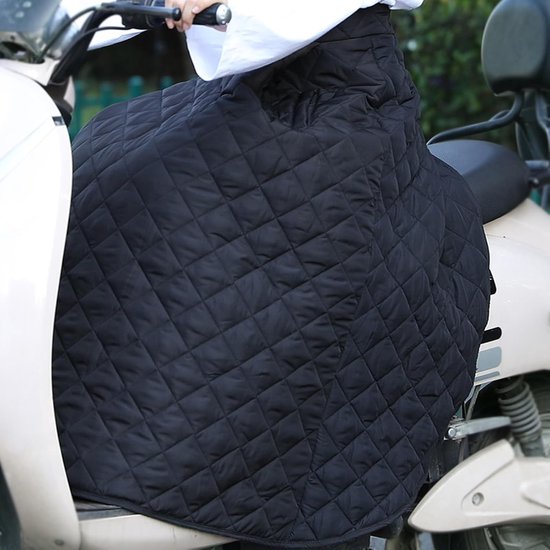 Schootdeken met Zak - Draagbaar Schort - Buitenactiviteiten Warm Houden - Waterdicht en Winddicht - 29L x 40B cm - Zwart — afbeelding 2