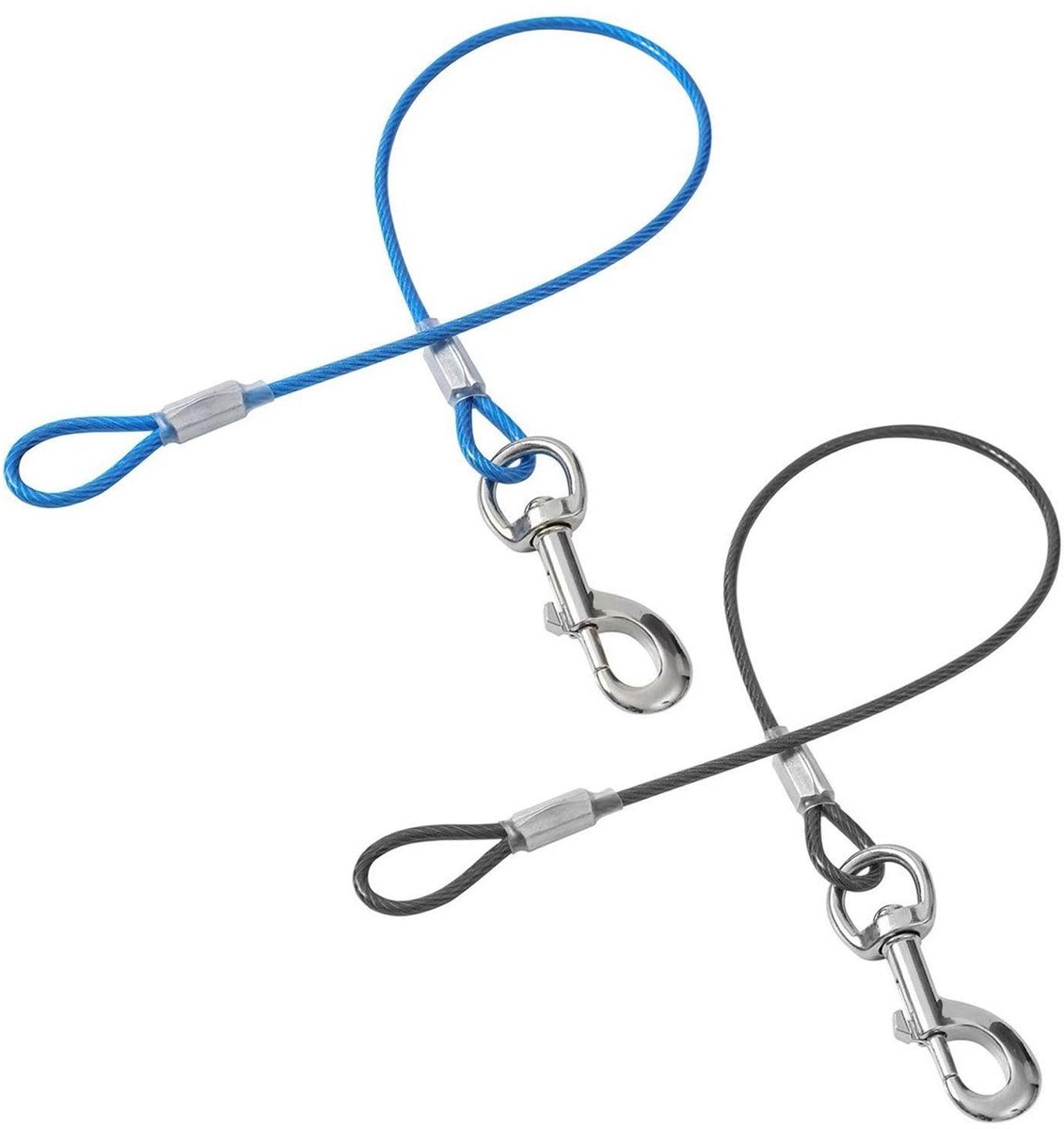 Solidchoice - 2 Stuks Touwriemen voor Huisdieren - Anti-Wandeling Leinen voor Buiten