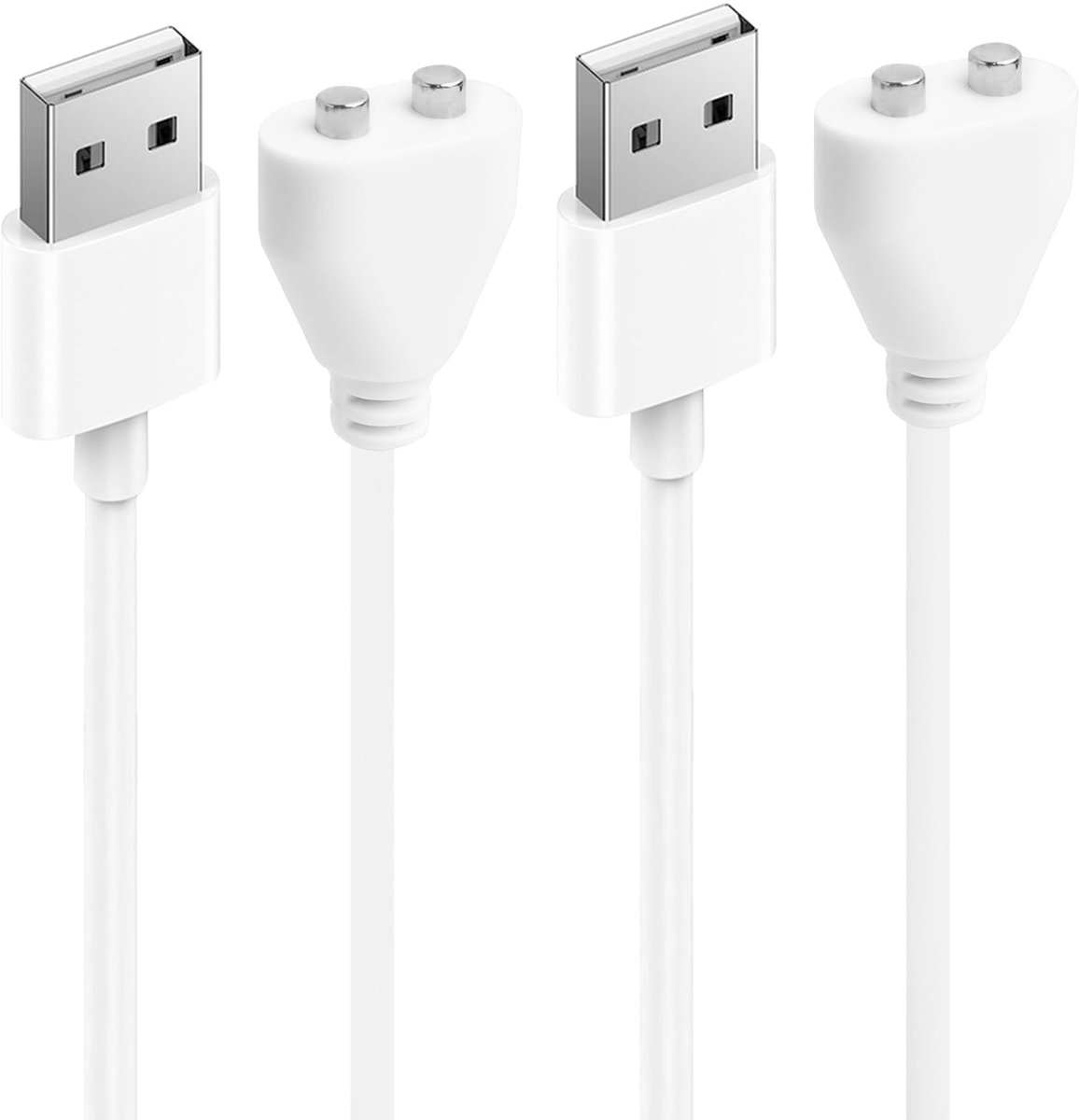 Solidchoice - Set van 2 Magnetische USB Oplaadkabels voor Massageproducten