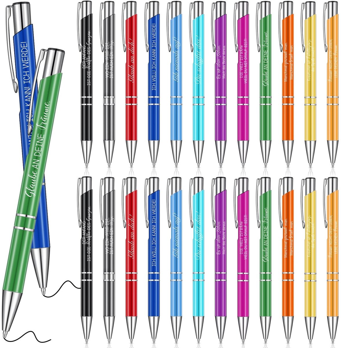 Solidchoice - Set van 24 Grappige Balpennen voor Collega's