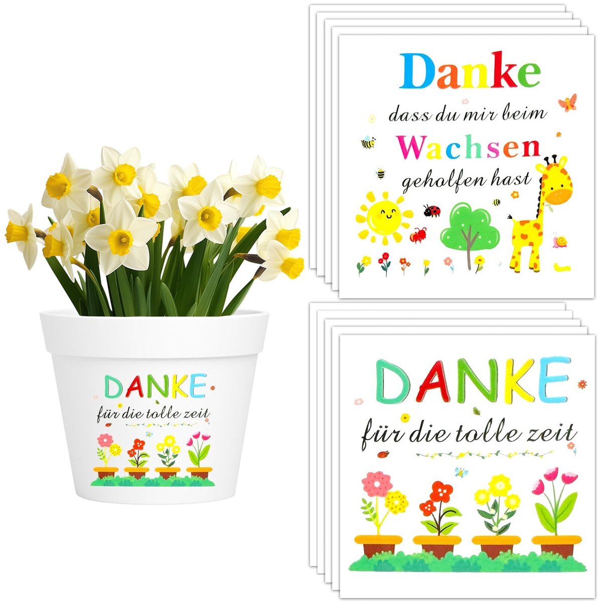 Solidchoice - Set van 10 Bedankstickers voor Educators en Cadeaus