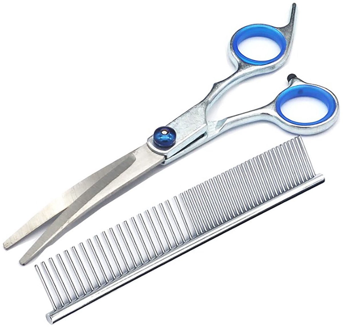 Solidchoice - 5 in 1 Hondenverzorgingsschaar Set van RVS