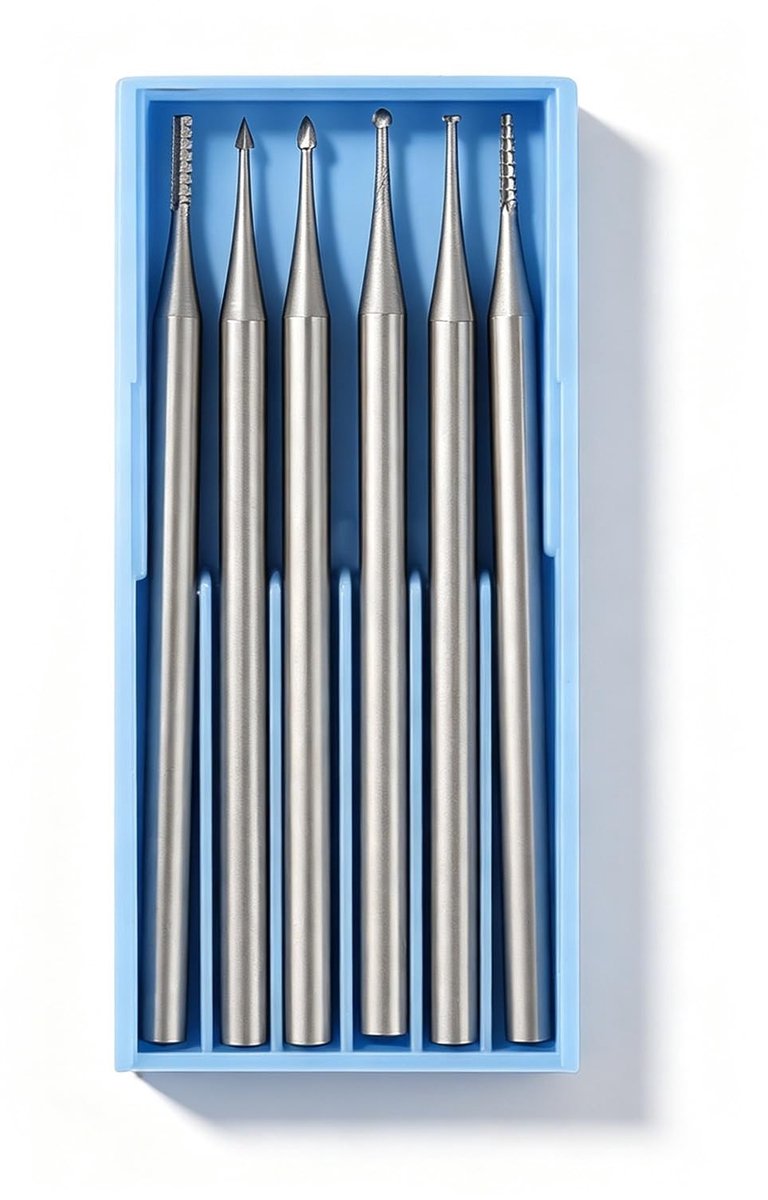 Solidchoice - 2.35mm Tungsten Stalen Micro Linocut Gereedschap Set - Fijn