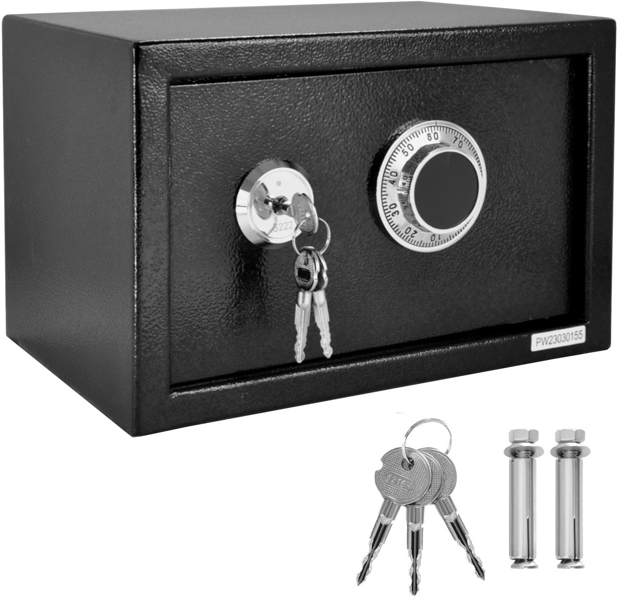 Solidchoice - Mechanische Kluis met Combinatieslot en Dubbelbaardslot