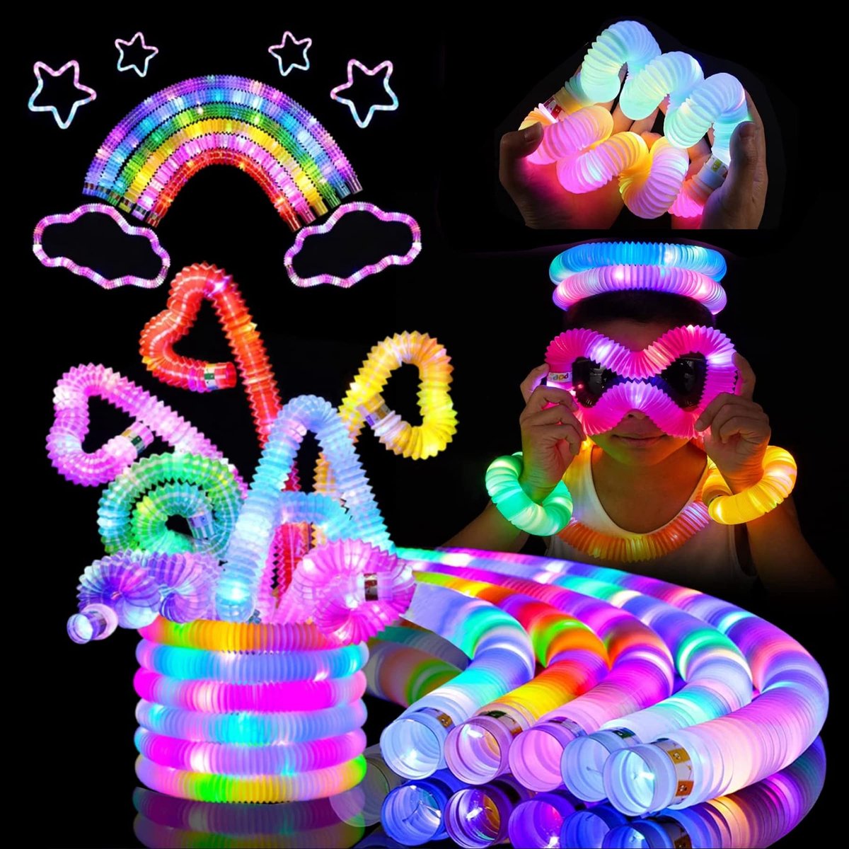 Solidchoice - 12 Stuks Kniklicht Pop-Tubes Feestaccessoires