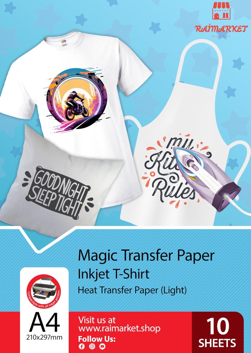 Solidchoice - Transferpapier voor Lichte Stoffen A4