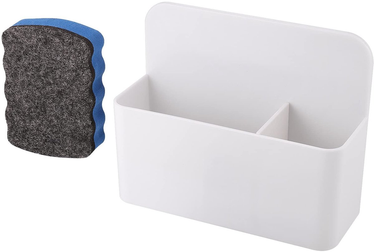 Solidchoice - Magnetische Penhouder met Droogmarker en Wittebordgummetje