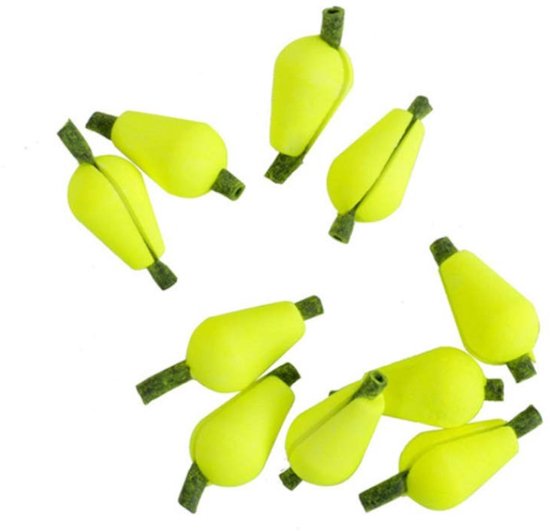 Solidchoice - Float Foam Indicatoren Vliegen Vissen - Hoog Drijfvermogen - Fluorescerend Geel - Perfect voor Vliegenvissen - 6 Stuks Vissen Accessoire van Solidchoice — afbeelding 3