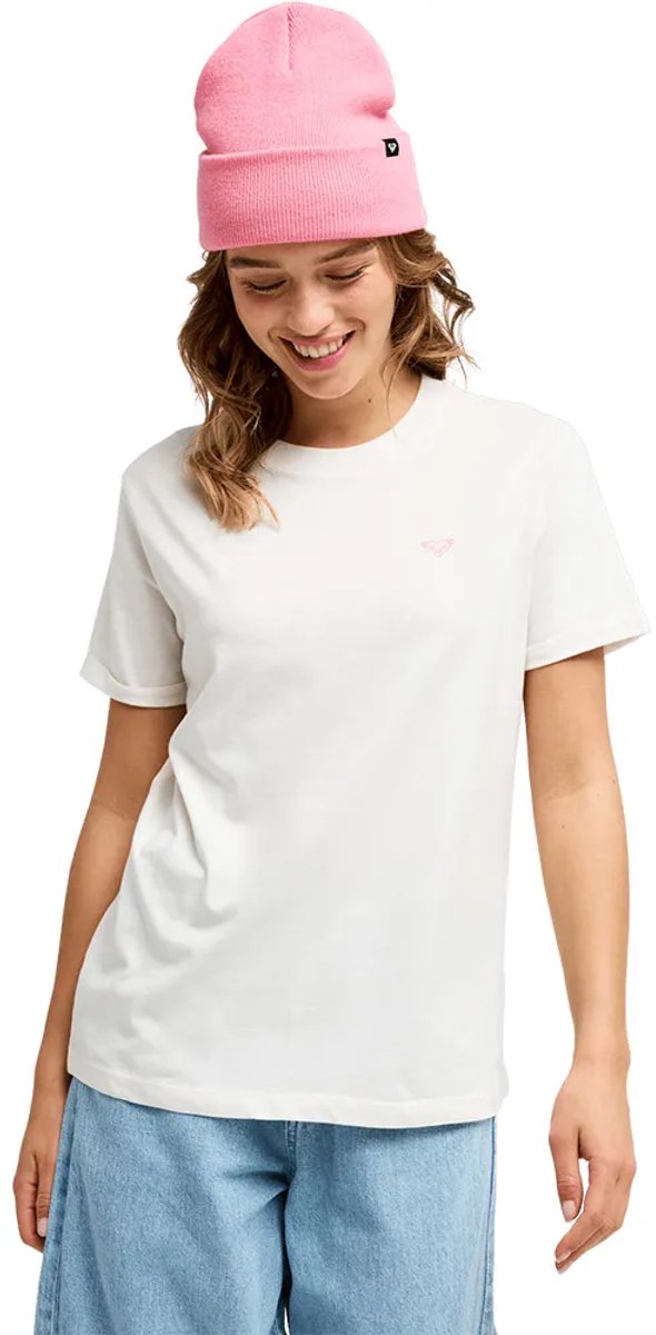 Roxy Ocean Regular Erjzt06144 T-shirt Met Korte Mouwen L Vrouw Coconut Milk