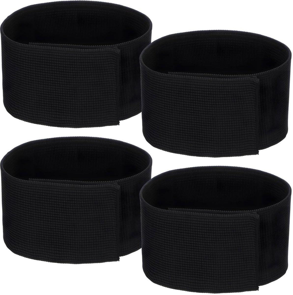 Solidchoice - Set van 4 Zwarte Boot Bandjes