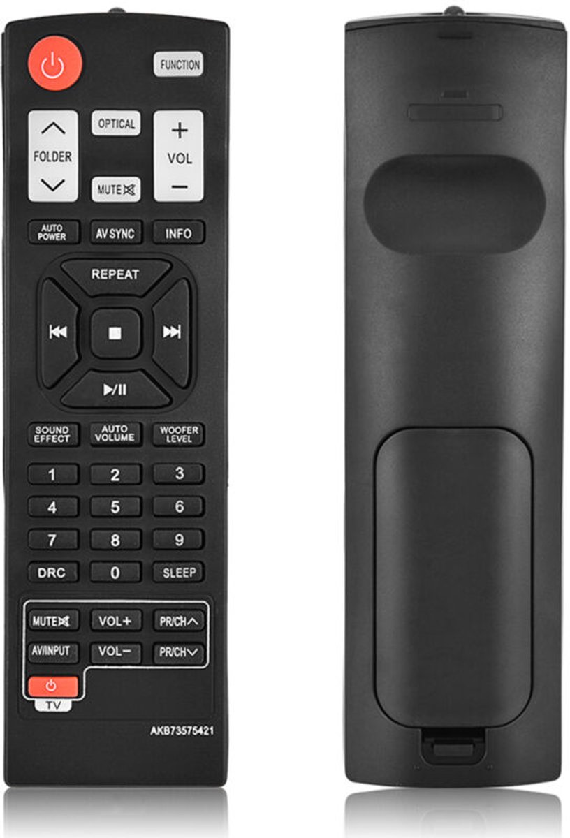 Afstandsbediening voor geschikt voor LG soundbars AKB73575421, NB2420A, NB3520A, NB4530B