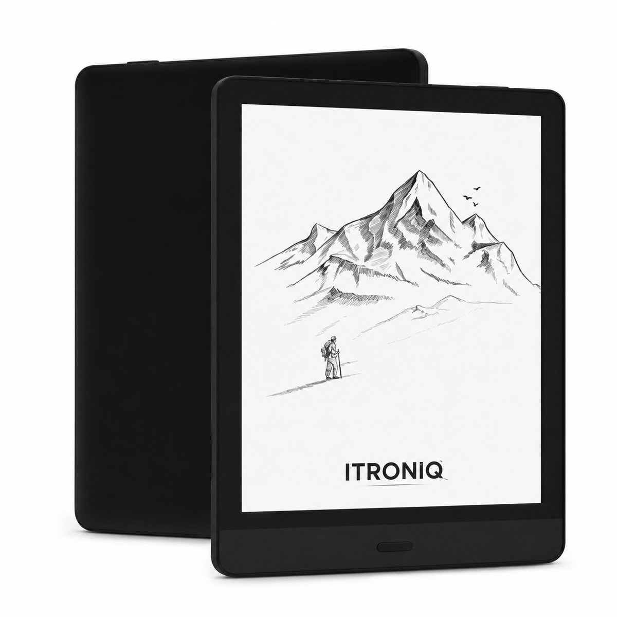 ITRONIQ E-Reader 6 Inch - 32GB Opslag - Android - Wifi - Bluetooth - Voorleesfunctie - Google Play & Kindle Ondersteuning - Zwart