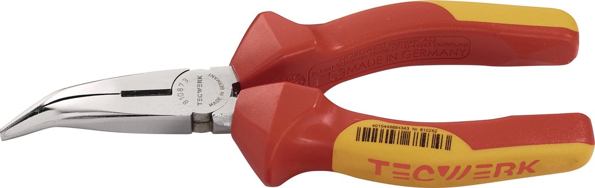Platbektang L.160mm 40Grad geb.VDE Meercomp.-grepen TECWERK