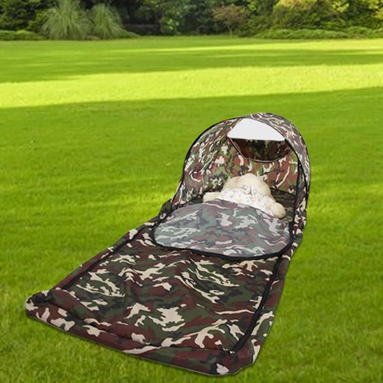 Kampeer slaapzak - Wandel slaapzak - Outdoor Reizen - Waterdicht Polyester - 200 x 73 cm - Niet gespecificeerd — afbeelding 4