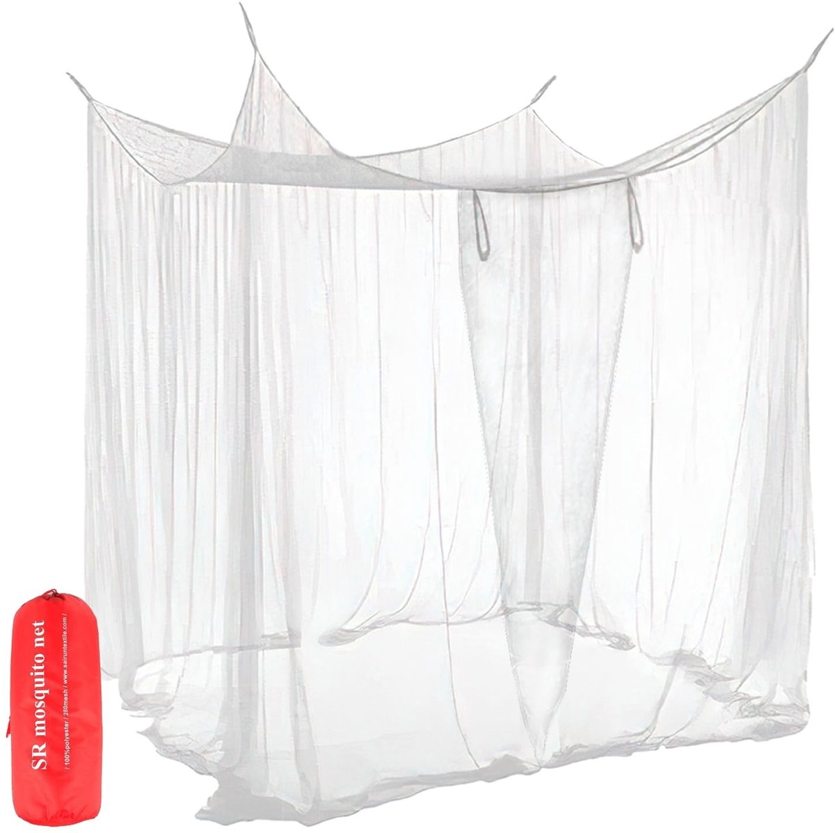 Solidchoice - Buiten Muggennet voor Tweepersoons- en Eenpersoonsbedden 220 x 200 x 200 cm