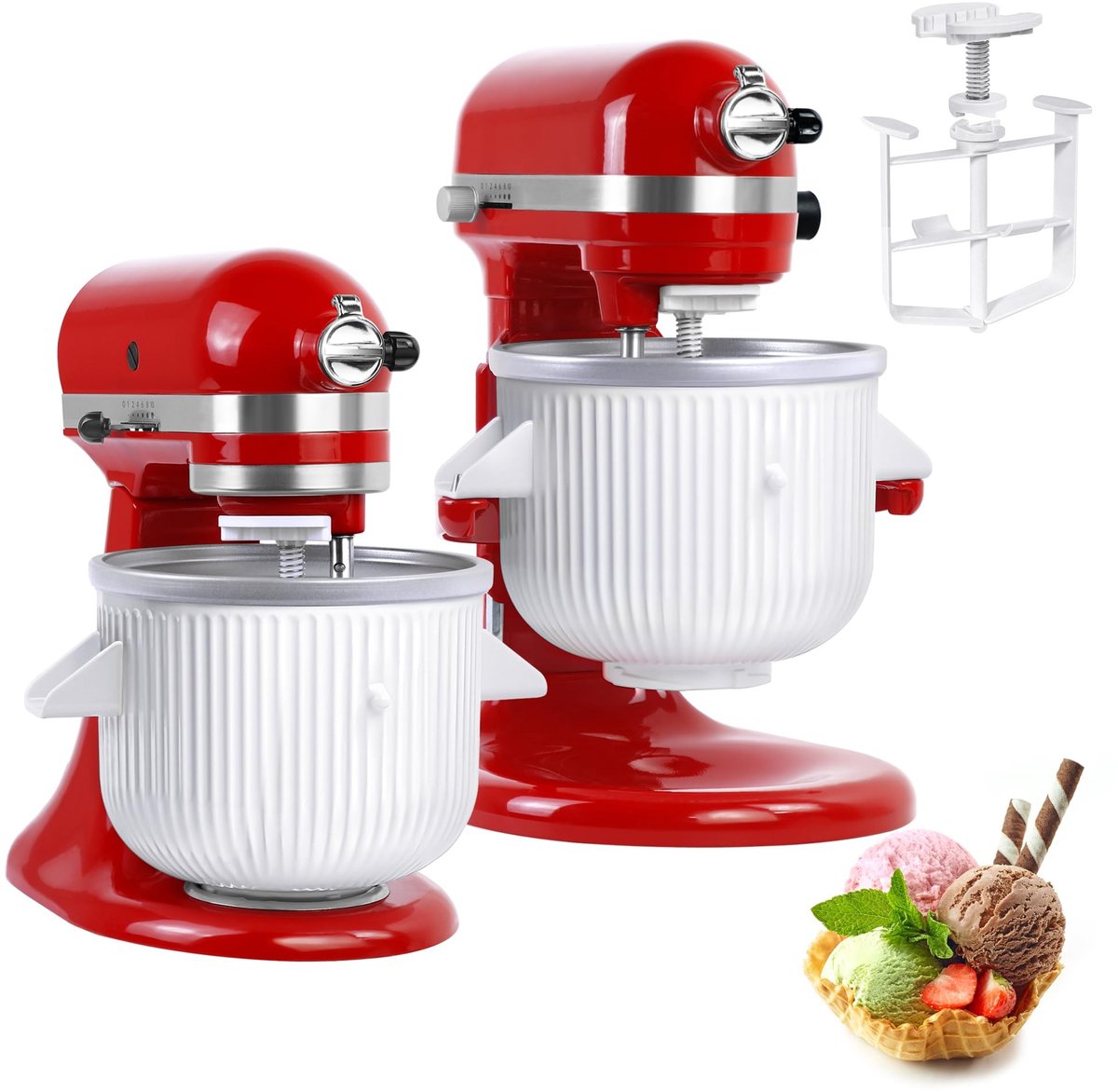 Solidchoice - IJsmaker Opzetstuk voor Standmixers 2L