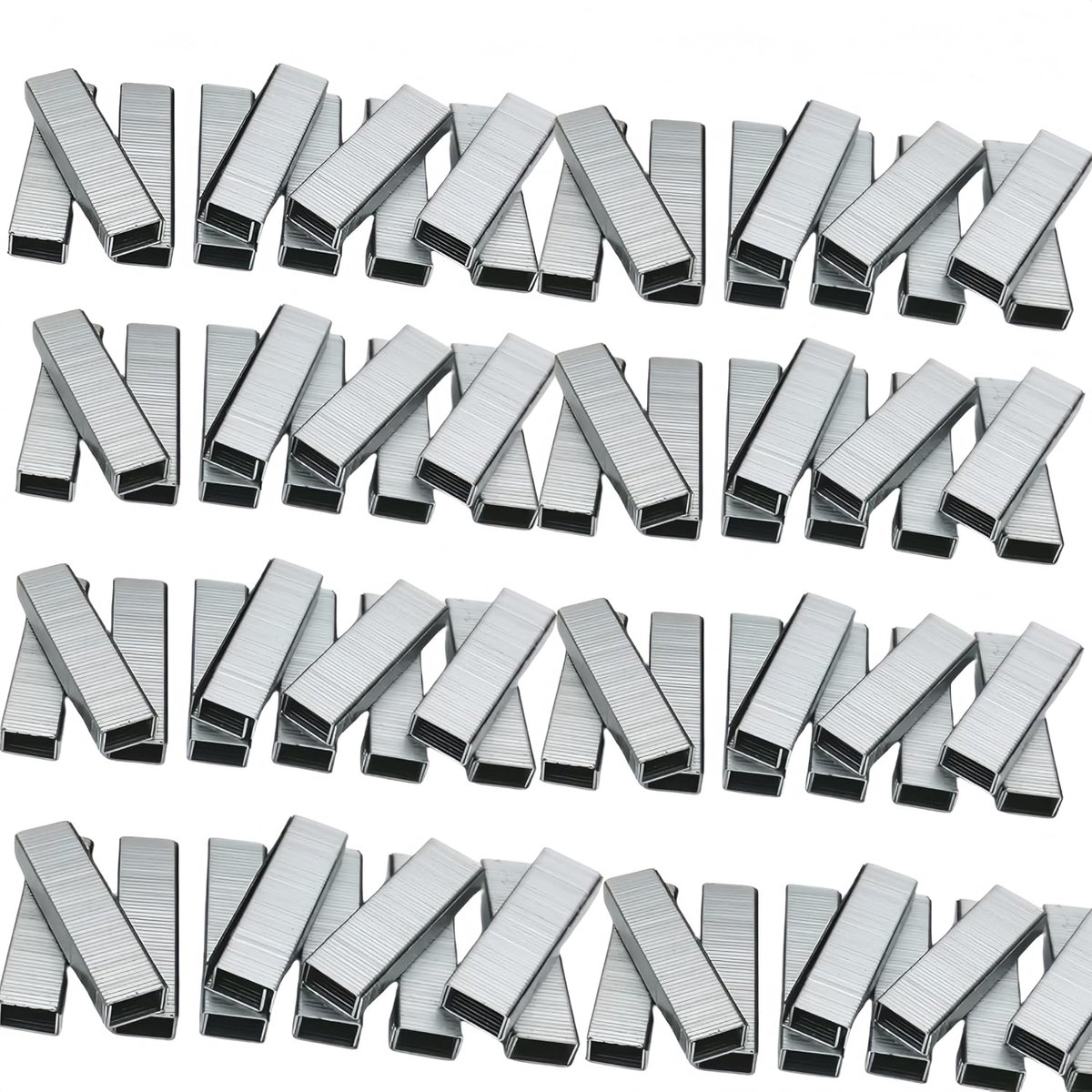Nietjes - 12 dozen met nietjes - standaardformaat - roestvrij staal - voor mini-nietjes - 1 doos met 1000 nietjes