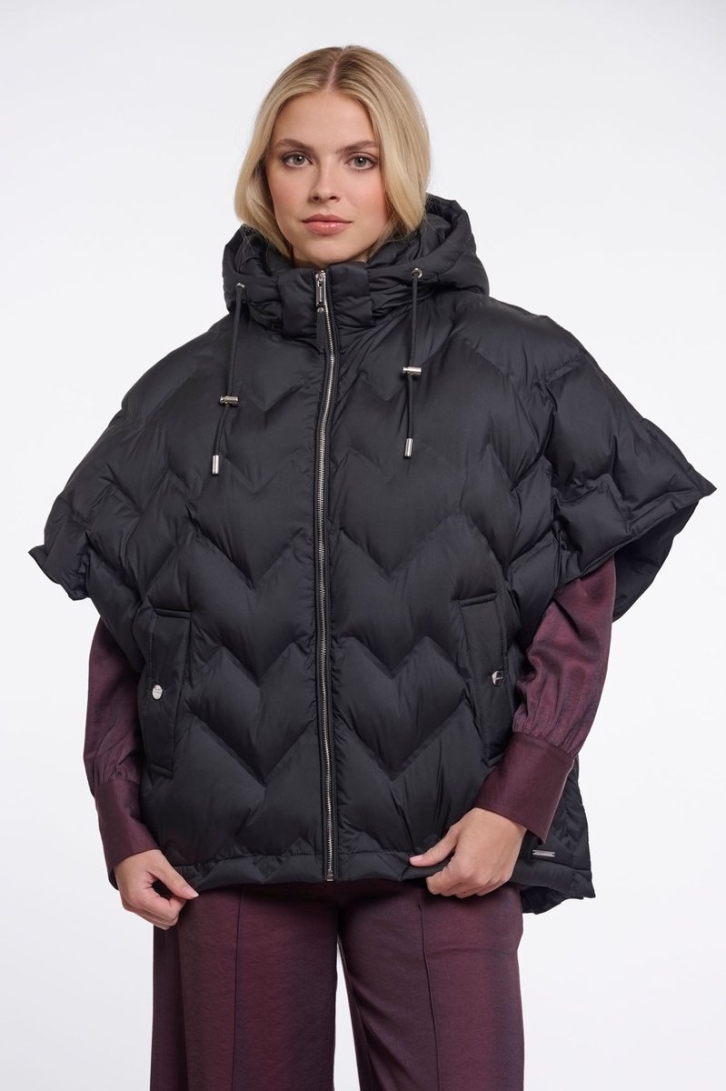 Rino & Pelle Capes - Hilary cape - Zwart