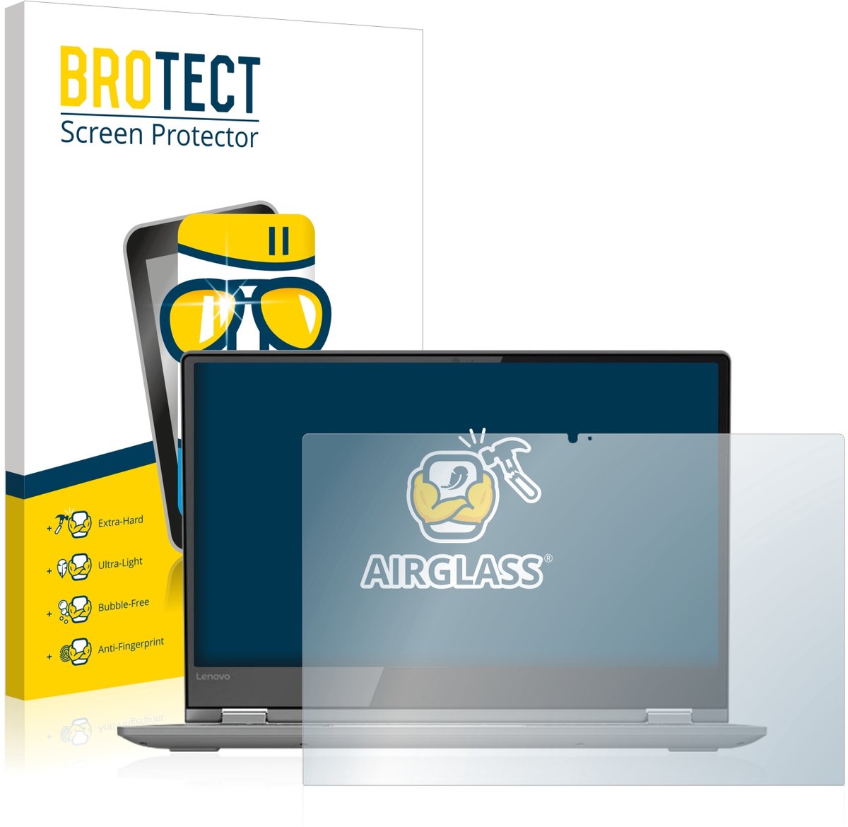 Screenprotector voor Lenovo Yoga 530 Beschermglas transparant