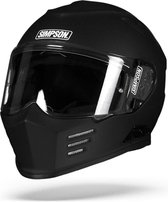 Simpson Helmet Venom Matt Black (MS) 56-S