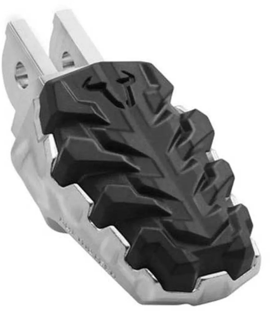 Sw-motech Evo Stainless Steel Voetsteunen Zilver