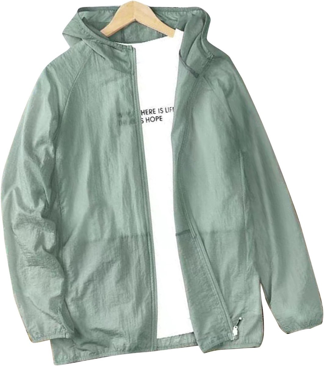 Solidchoice - Heren Zonweringsjack - Lichtgewicht Polyester voor Wandelen