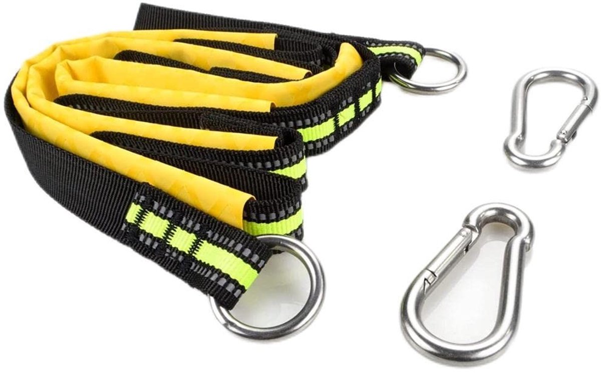 Solidchoice - Touwladder - Mariene touwladder - Duurzaam nylon - Veiligheidsreflectie - Draagvermogen 180 kg - Geschikt voor boot en kajak - 3-traps model