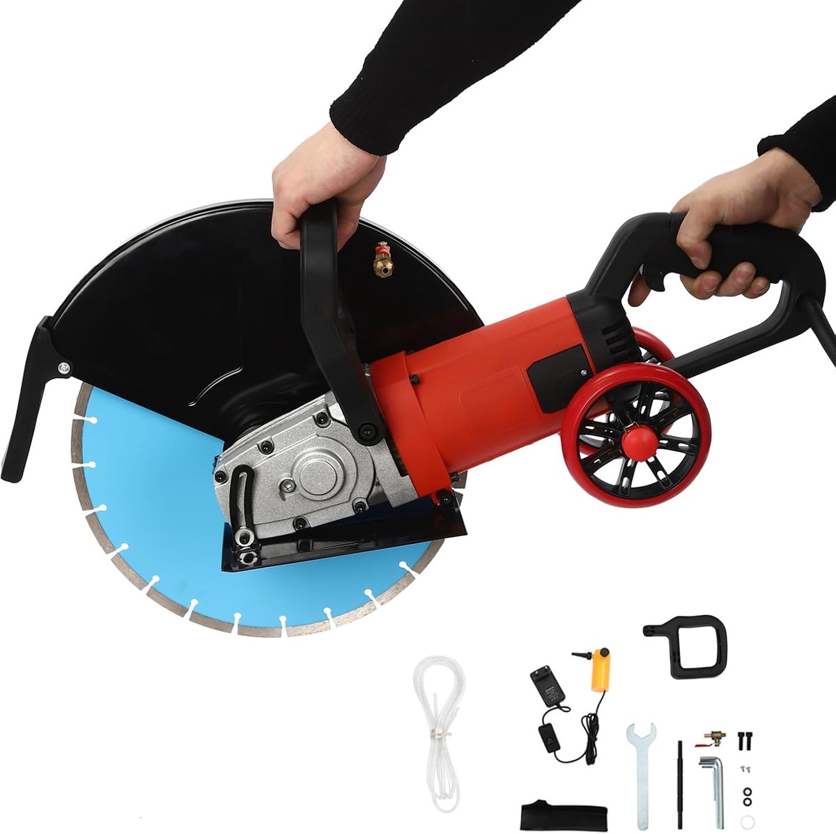 Concrete Saw, 4000 W, Electric Stone Cutter, Pure Copper Motor, Cutter, Stone Cutting Machine, Concrete Saw for Stone - ShopVlot