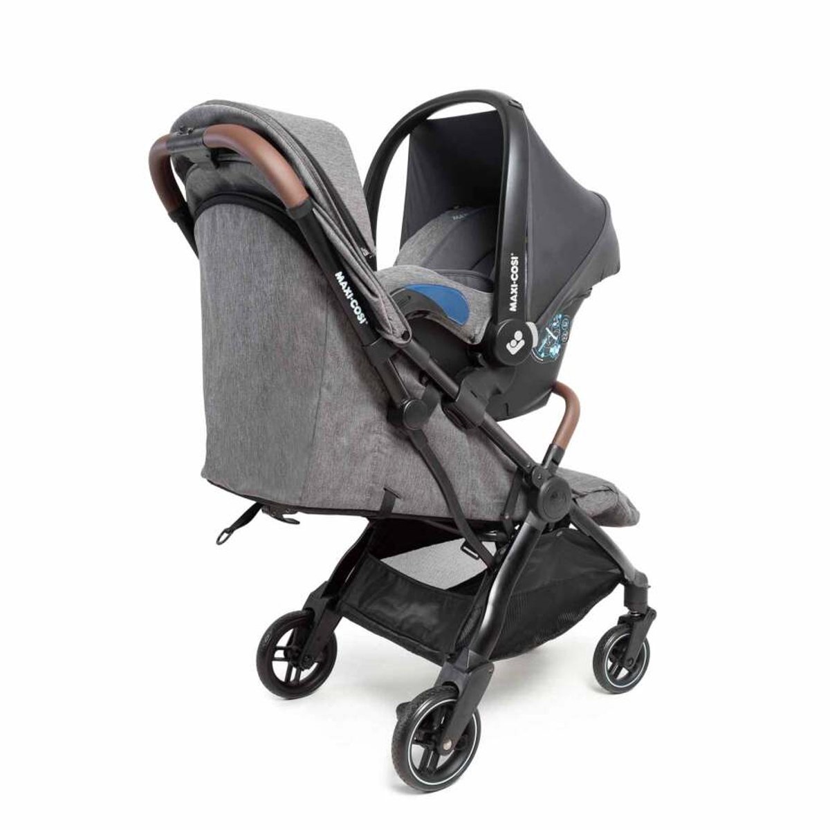 Maxi-Cosi Eva3 wandelwagen - Select Grey - Buggy - 0 - 4 jaar, 0 - 22 kg - Lichtgewicht & Compact – foto 3