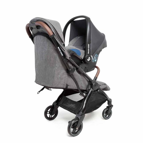 Maxi-Cosi Eva3 wandelwagen - Select Grey - Buggy - 0 - 4 jaar, 0 - 22 kg - Lichtgewicht & Compact — afbeelding 3