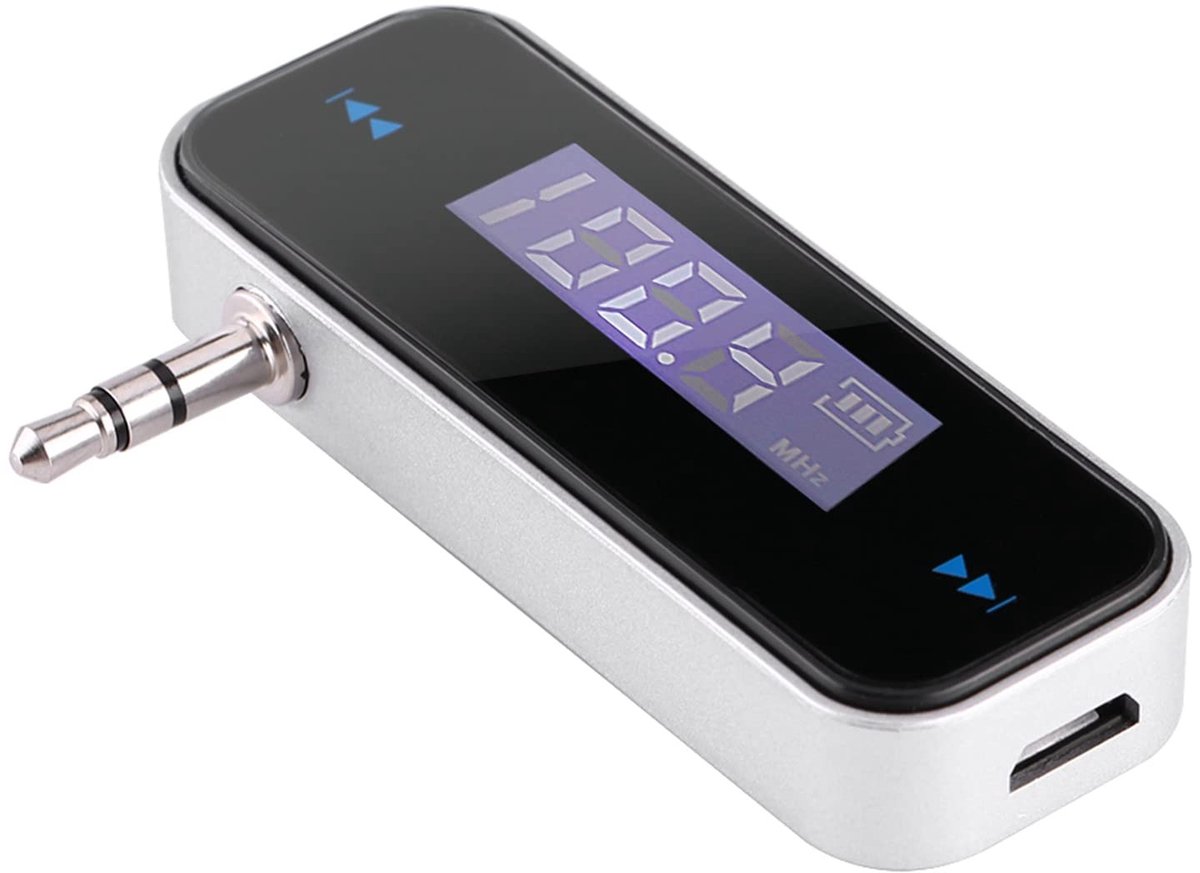 Solidchoice - Universele FM-zender - Draadloze FM-adapter - Handsfree bellen - Geschikt voor smartphones - HiFi-stereogeluid - Veilig rijden