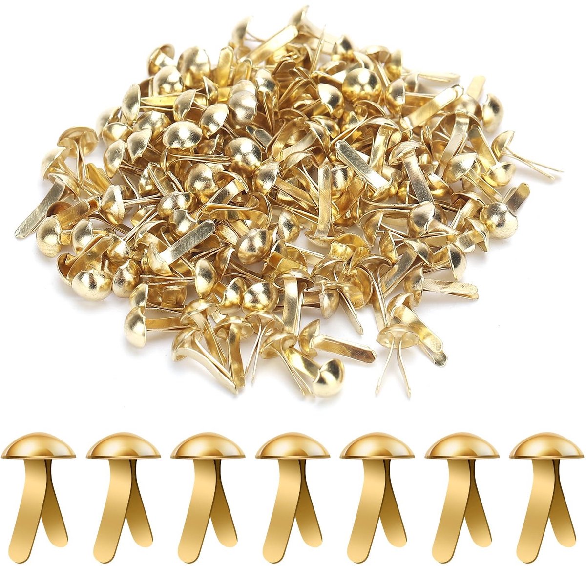 Solidchoice - 150 Stuks Papieren Klemmen voor Creatieve Projecten
