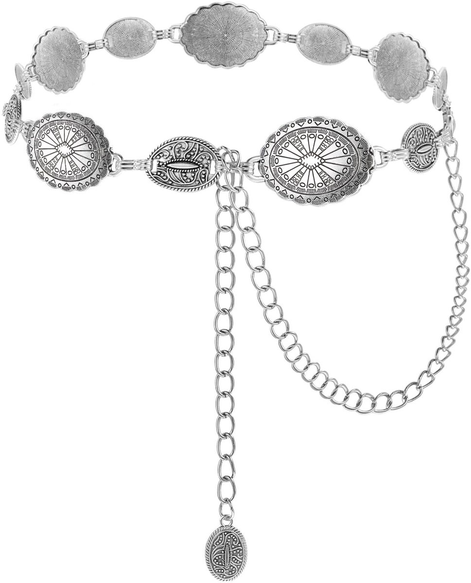 Solidchoice - Taille Ketting Riemen voor Vrouwen - Western Outfit Accessoire