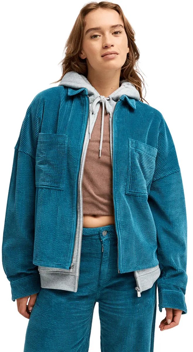 Roxy Chilled Out Overhemd Met Lange Mouwen Blauw XS Vrouw