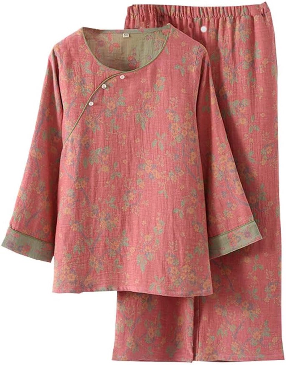Weave Pyjama Set Dames Hanfu Japanse Kimono Pyjama Pak