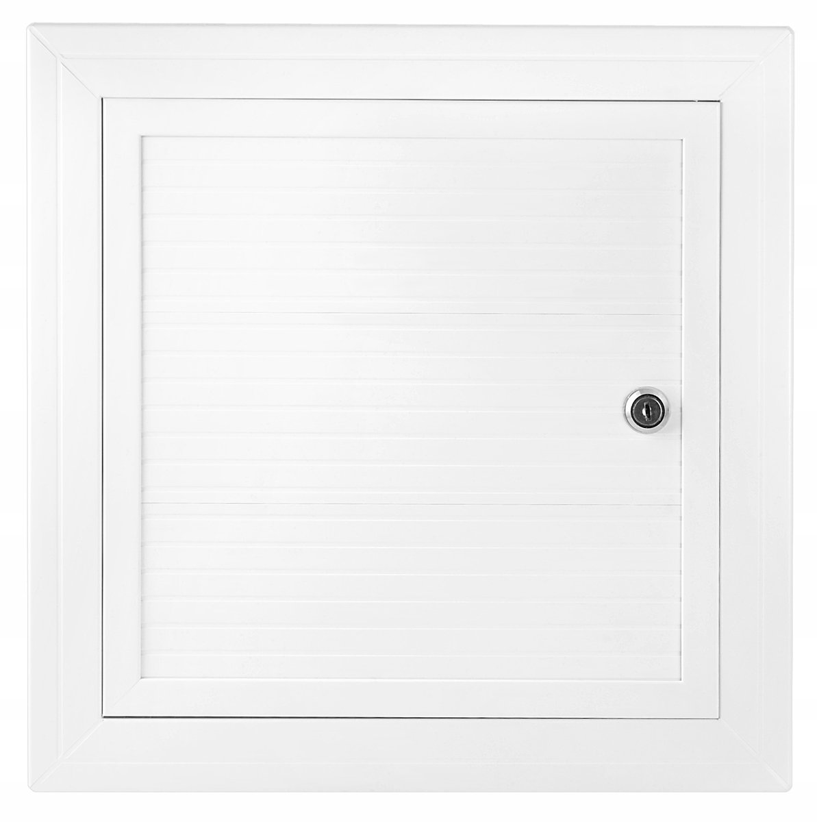PVC Service Luik Wit 40x50 cm met Sleuf