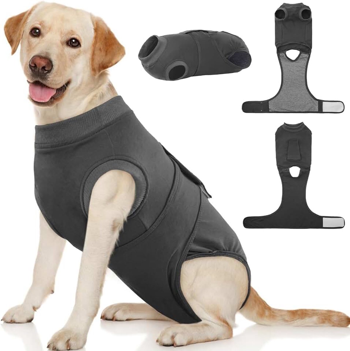Hondenbody na operatie teef Hondenbody na castratie reu Body voor honden na operatie, ademend Hondenbody na operatie reu Operatie body hond castratie teef, E-halsband alternatief voor hond