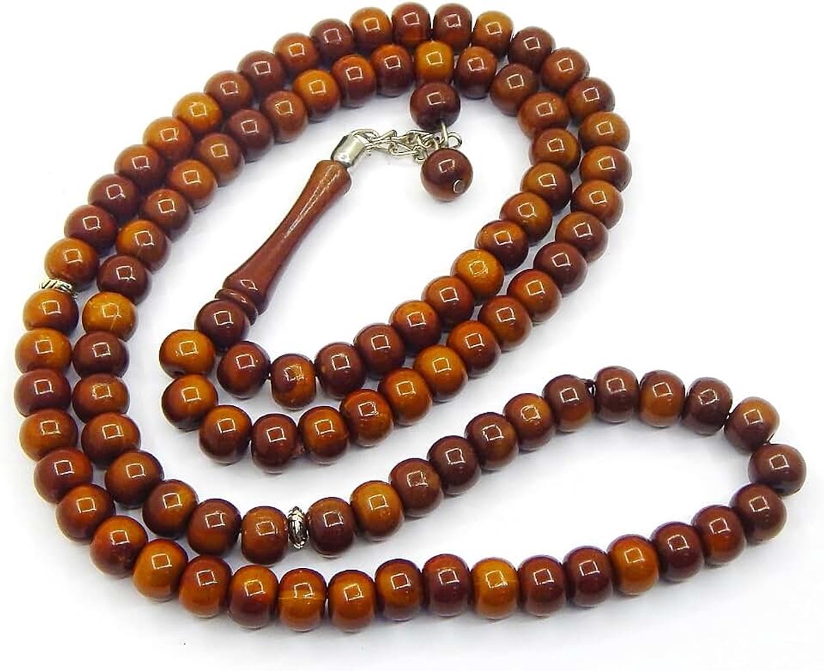 Gebedsketting islam 99 Tasbih moslim hars mala moslim gebedskralen Tespih Misbaha Koran gebed parelarmband aanbiddingsaccessoires voor vrouwen mannen cadeau