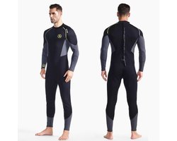 Wetsuit Ultra Stretch 1,5 mm/5 mm Neopreen Duikpak, Back Zip Full Body Suit, eendelig voor snorkelen, duiken, zwemmen, surfen