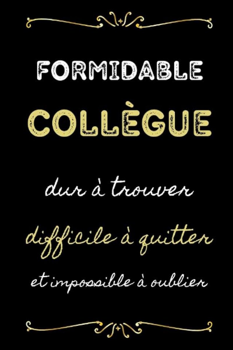 Collègue: Carnet pour pot de départ collègue de Travail - Cadeau Souvenir pour un Collègue de Travail - Cadeau Départ Retraite humoristique ... Travail - Alternative carte depart collègue
