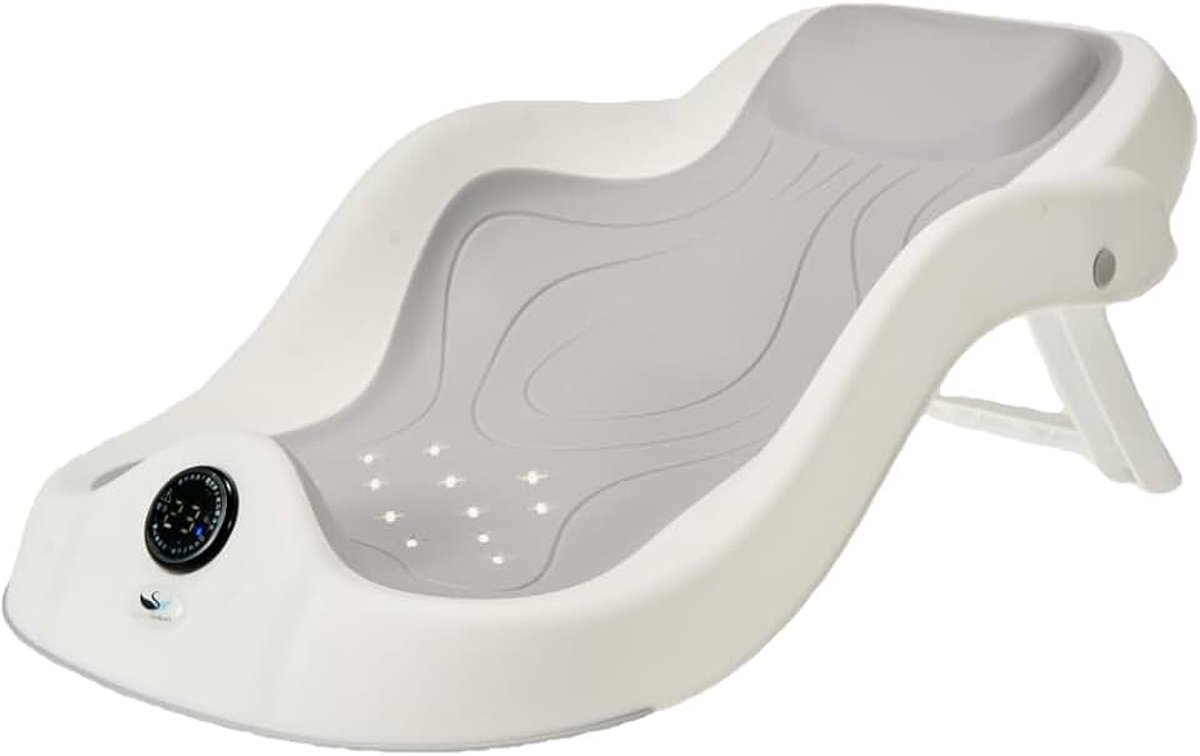 Badstoel voor babybad (grijs)