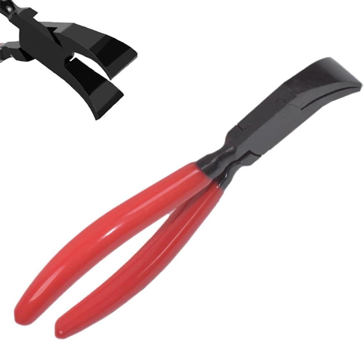 Buigtang Met Hoek - Plaatbuiger - Metaal Bewerken - Antislip Handgreep - 22 mm Breed - Rood