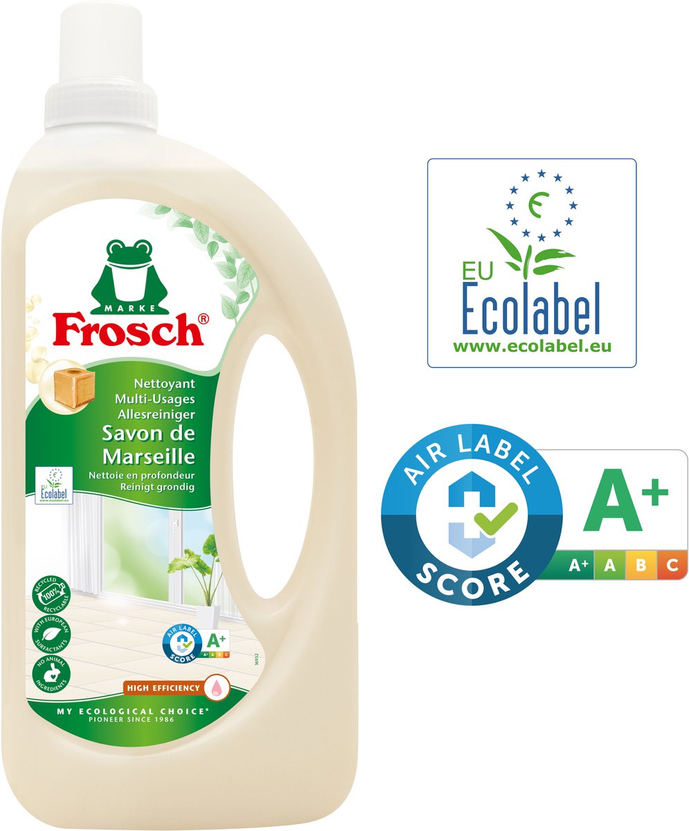 Frosch Geconcentreerde Allesreiniger Savon de Marseille - 10 x 1 L