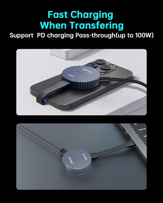 Draagbare Externe SSD 1TB met 1000MB/s Snelheid, USB 3.2 Gen2 voor Mobiele Telefoons en Video-opnames — afbeelding 4