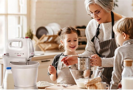 Staande Mixer - Keukenmixer Kom - Bakken En Koken - 5 Snelheden - 3 Liter Kom - Zwart — afbeelding 5