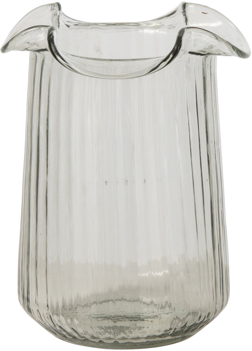 J-Line vaas - glas - transparant - small